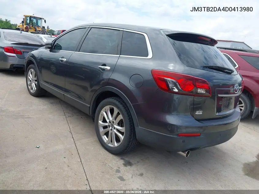 2013 Mazda Cx-9 Grand Touring VIN: JM3TB2DA4D0413980 Lot: 45213600