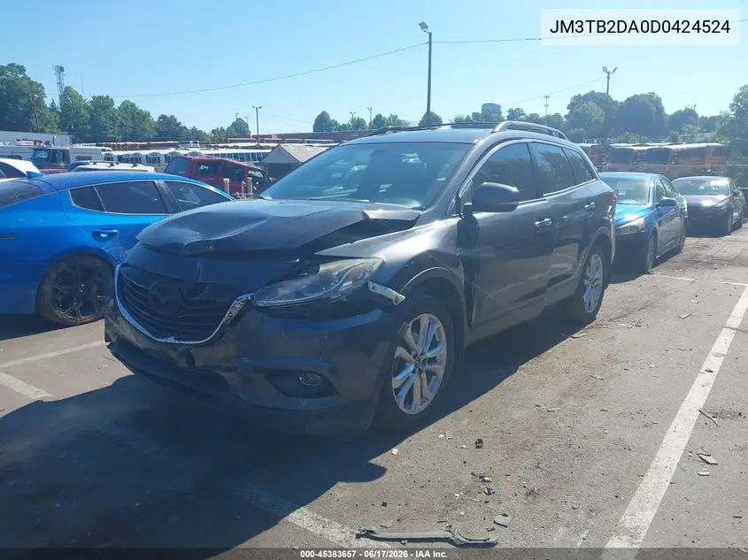 2013 Mazda Cx-9 Grand Touring VIN: JM3TB2DA0D0424524 Lot: 45383657