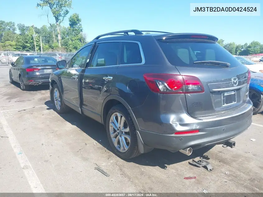 2013 Mazda Cx-9 Grand Touring VIN: JM3TB2DA0D0424524 Lot: 45383657