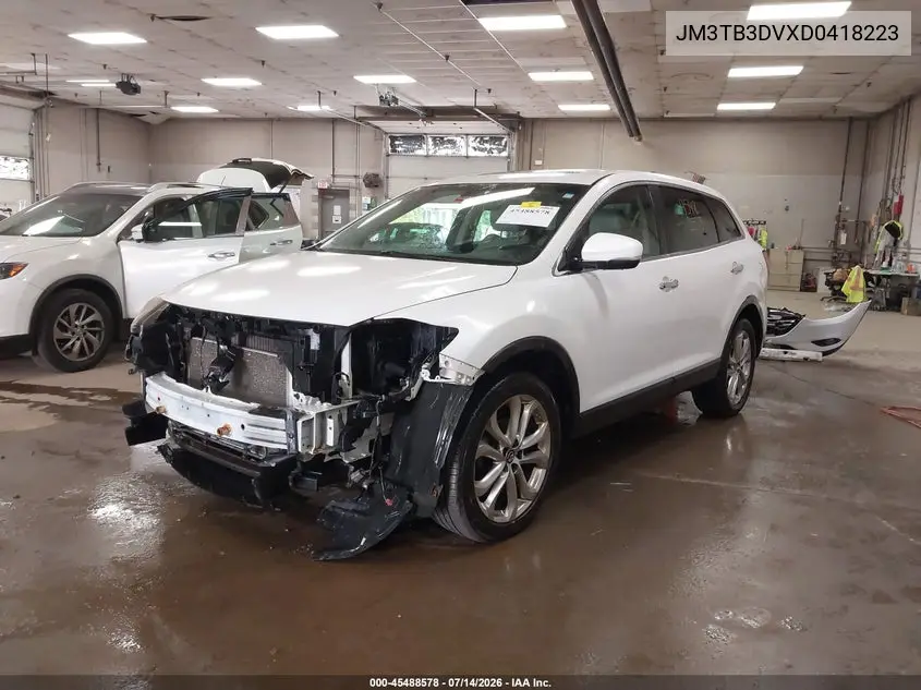 2013 Mazda Cx-9 Grand Touring VIN: JM3TB3DVXD0418223 Lot: 45488578