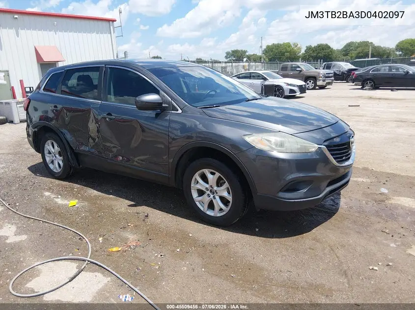 2013 Mazda Cx-9 Sport VIN: JM3TB2BA3D0402097 Lot: 45509456