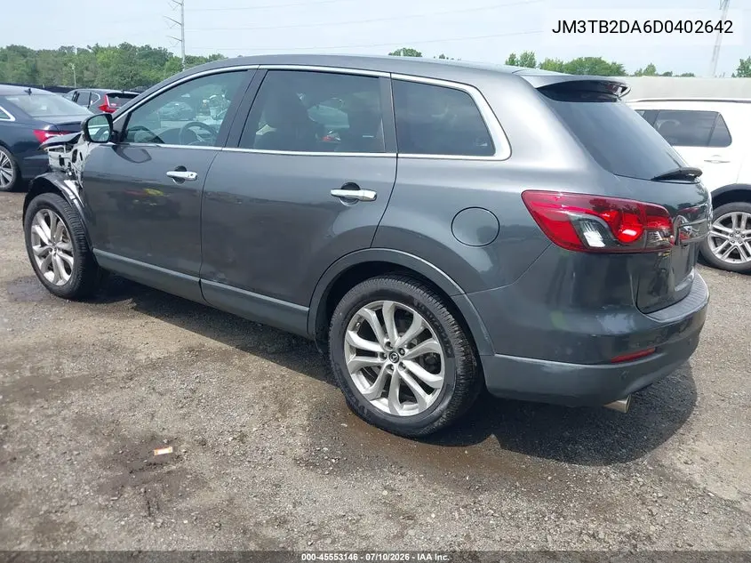 2013 Mazda Cx-9 Grand Touring VIN: JM3TB2DA6D0402642 Lot: 45553146