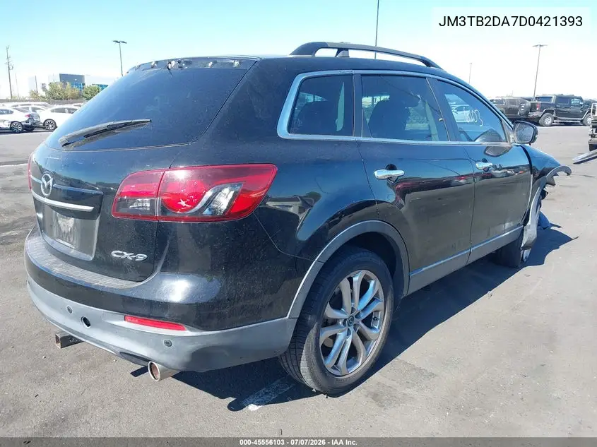 2013 Mazda Cx-9 Grand Touring VIN: JM3TB2DA7D0421393 Lot: 45556103