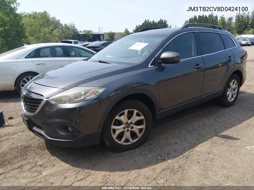 2013 Mazda Cx-9 Touring VIN: JM3TB2CV8D0424100 Lot: 45627427