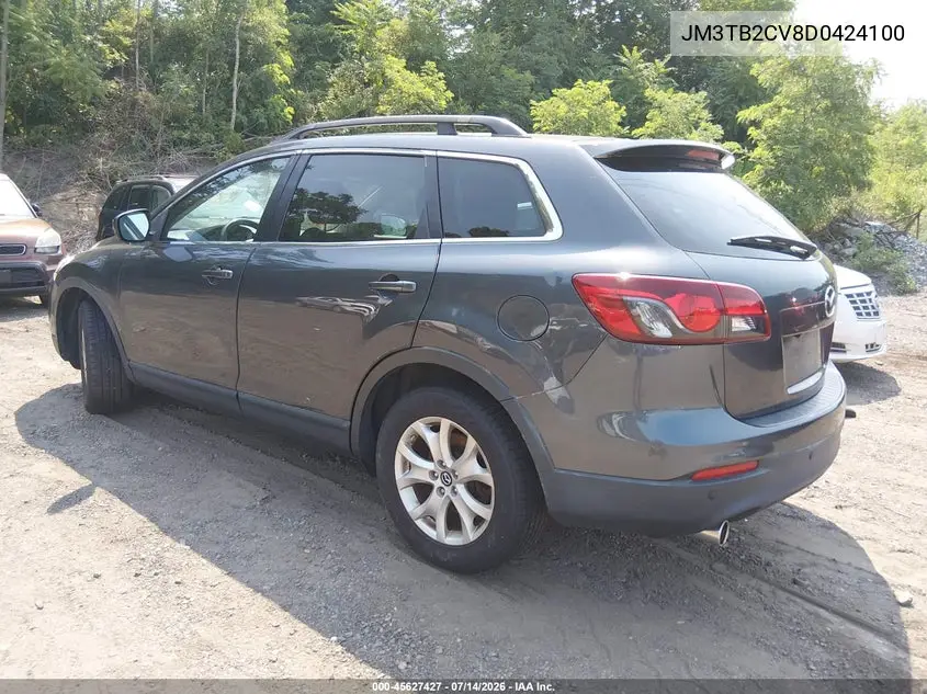 2013 Mazda Cx-9 Touring VIN: JM3TB2CV8D0424100 Lot: 45627427
