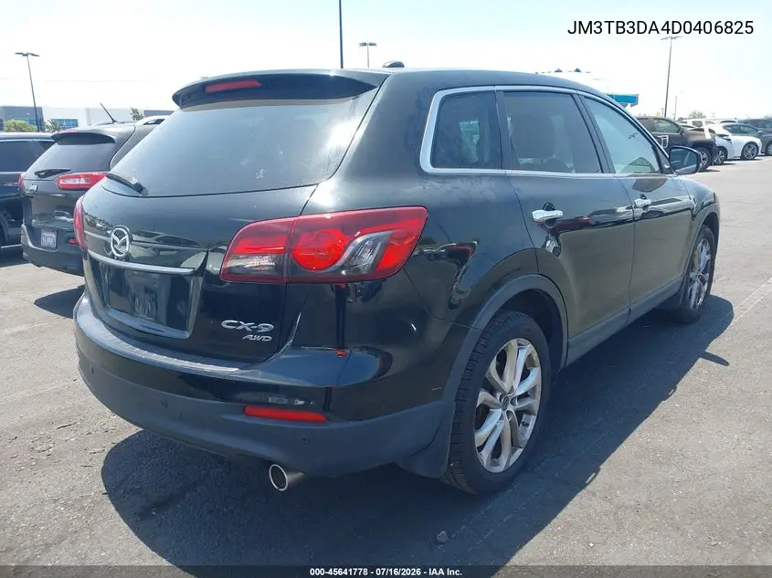 2013 Mazda Cx-9 Grand Touring VIN: JM3TB3DA4D0406825 Lot: 45641778
