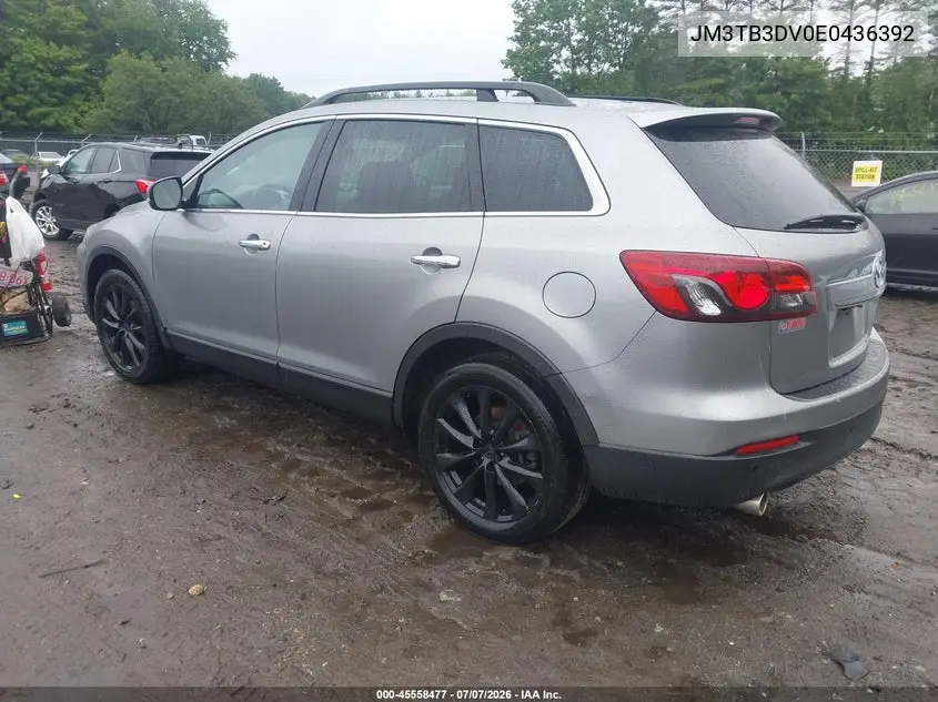 2014 Mazda Cx-9 Grand Touring VIN: JM3TB3DV0E0436392 Lot: 45558477