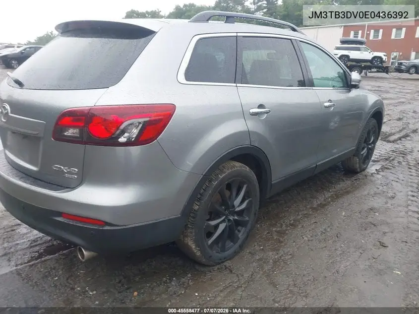 2014 Mazda Cx-9 Grand Touring VIN: JM3TB3DV0E0436392 Lot: 45558477