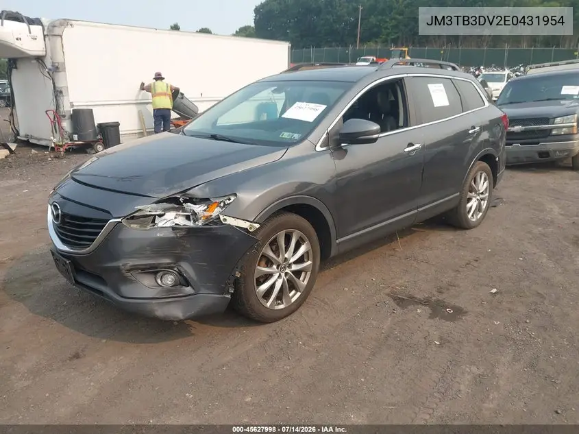 2014 Mazda Cx-9 Grand Touring VIN: JM3TB3DV2E0431954 Lot: 45627998