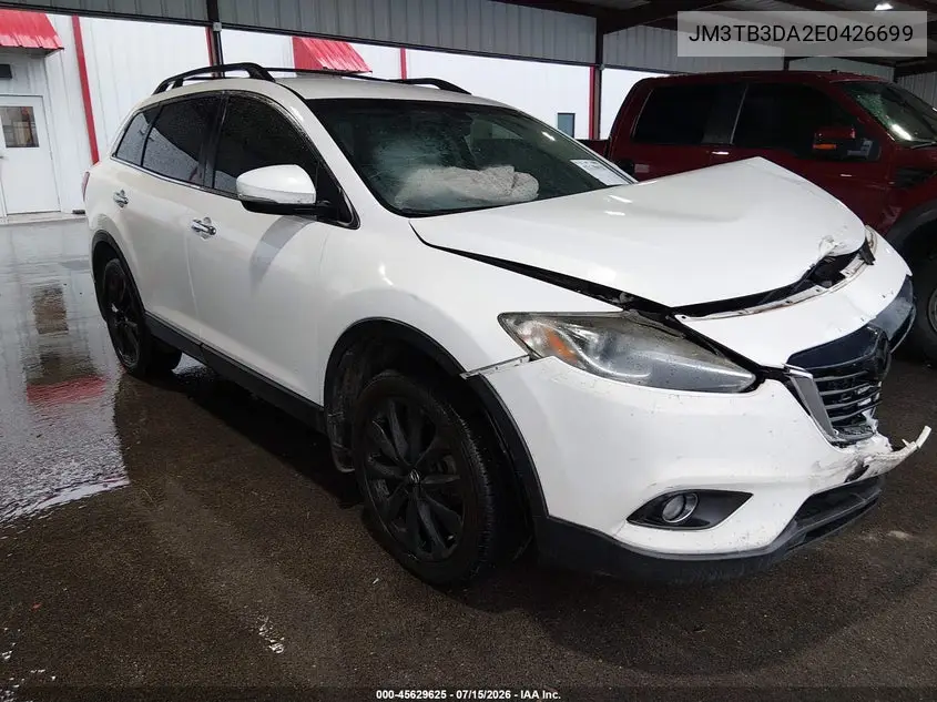 2014 Mazda Cx-9 Grand Touring VIN: JM3TB3DA2E0426699 Lot: 45629625