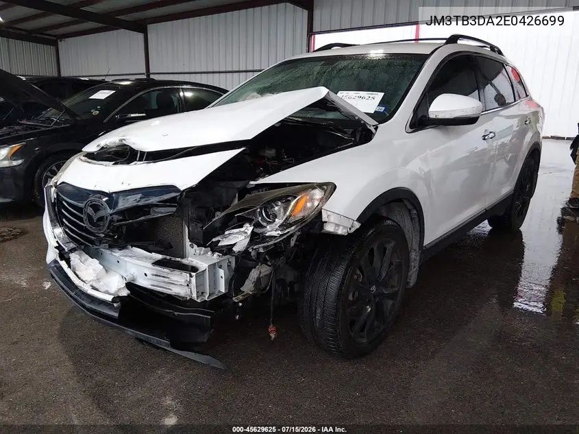 2014 Mazda Cx-9 Grand Touring VIN: JM3TB3DA2E0426699 Lot: 45629625