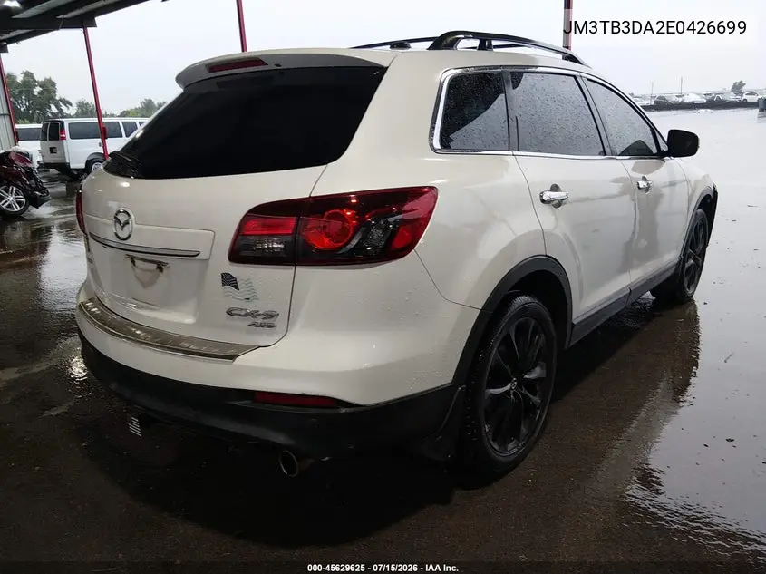 2014 Mazda Cx-9 Grand Touring VIN: JM3TB3DA2E0426699 Lot: 45629625