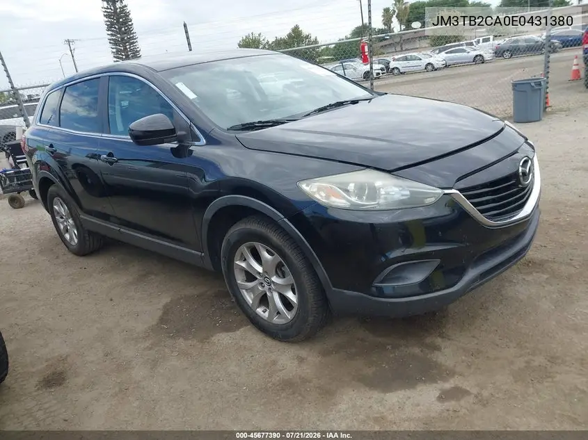 2014 Mazda Cx-9 Touring VIN: JM3TB2CA0E0431380 Lot: 45677390