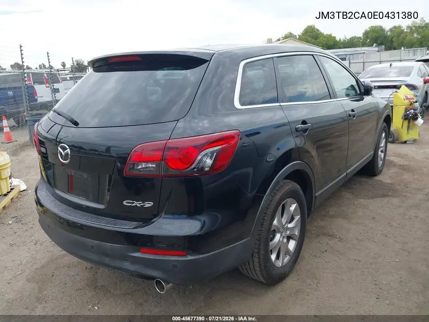2014 Mazda Cx-9 Touring VIN: JM3TB2CA0E0431380 Lot: 45677390