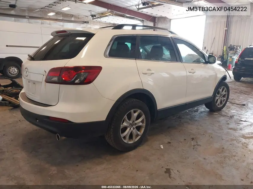 2015 Mazda Cx-9 Touring VIN: JM3TB3CAXF0454222 Lot: 45333365