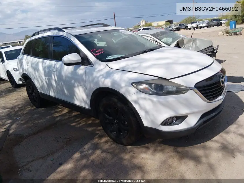 2015 Mazda Cx-9 Touring VIN: JM3TB3CV2F0466092 Lot: 45583946