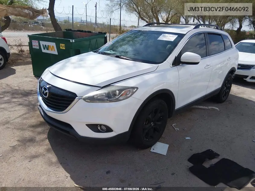 2015 Mazda Cx-9 Touring VIN: JM3TB3CV2F0466092 Lot: 45583946