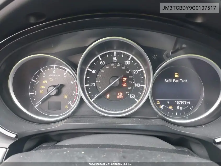 JM3TCBDY9G0107517 2016 Mazda Cx-9 Grand Touring