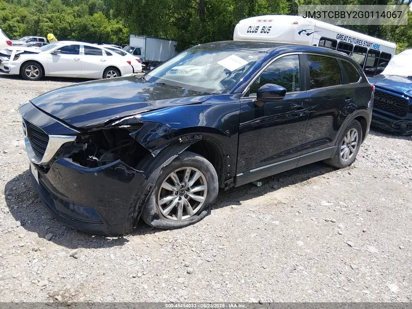 2016 Mazda Cx-9 Sport VIN: JM3TCBBY2G0114067 Lot: 45454033