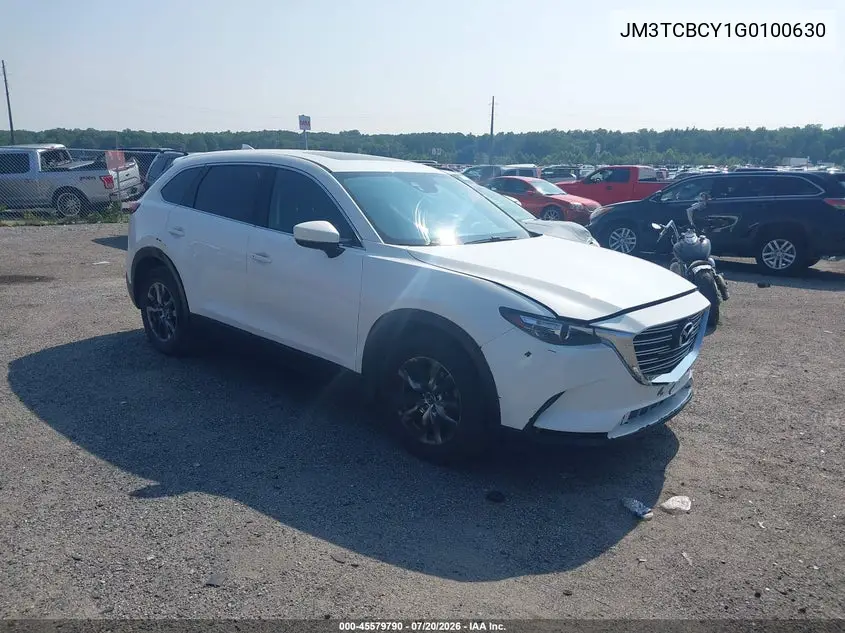 2016 Mazda Cx-9 Touring VIN: JM3TCBCY1G0100630 Lot: 45579790