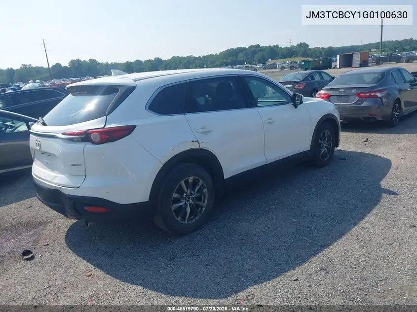 2016 Mazda Cx-9 Touring VIN: JM3TCBCY1G0100630 Lot: 45579790
