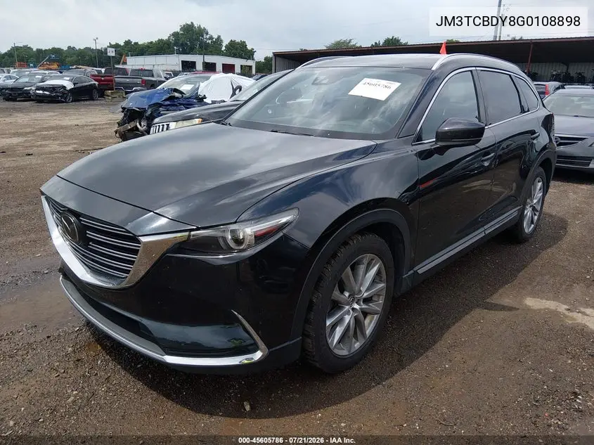2016 Mazda Cx-9 Grand Touring VIN: JM3TCBDY8G0108898 Lot: 45605786