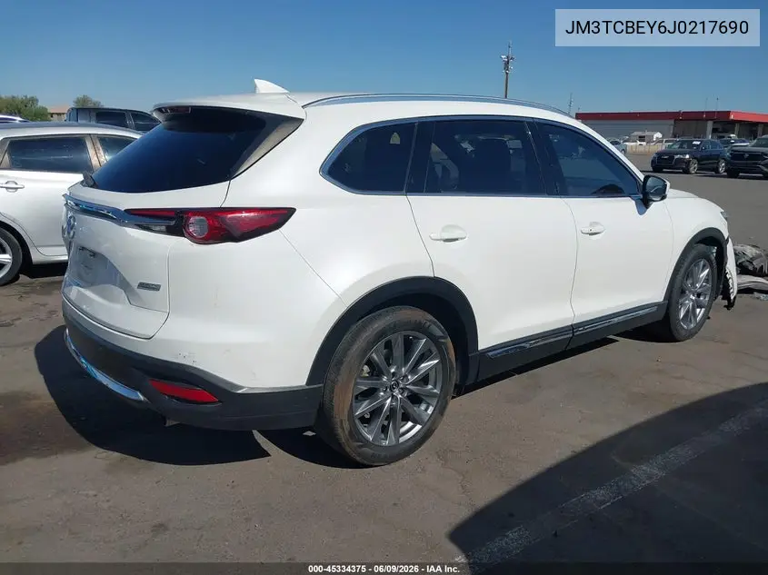 2018 Mazda Cx-9 Signature VIN: JM3TCBEY6J0217690 Lot: 45334375