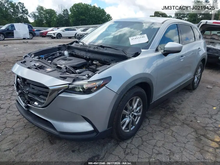 2018 Mazda Cx-9 Touring VIN: JM3TCACY1J0219425 Lot: 45412346