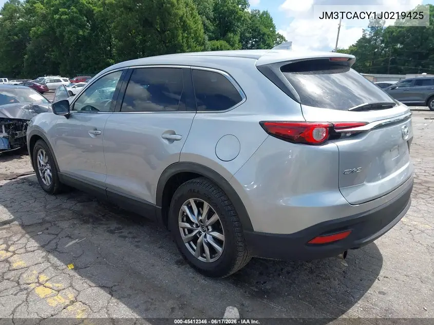 2018 Mazda Cx-9 Touring VIN: JM3TCACY1J0219425 Lot: 45412346