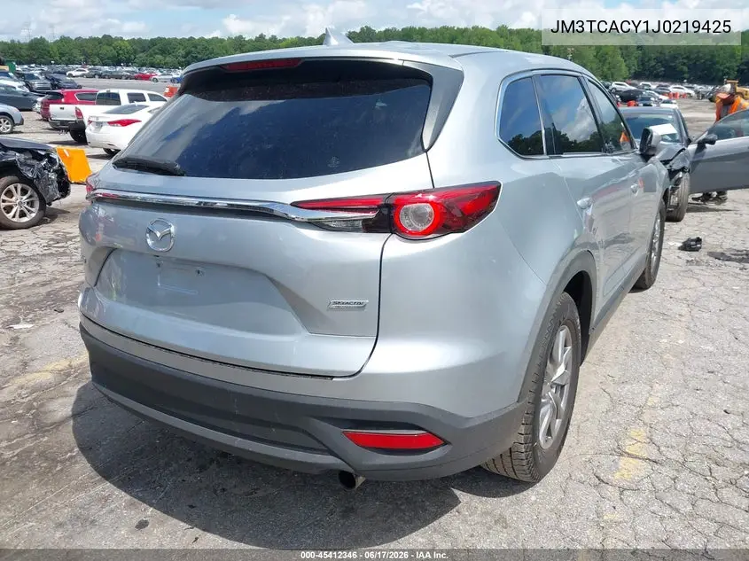 2018 Mazda Cx-9 Touring VIN: JM3TCACY1J0219425 Lot: 45412346