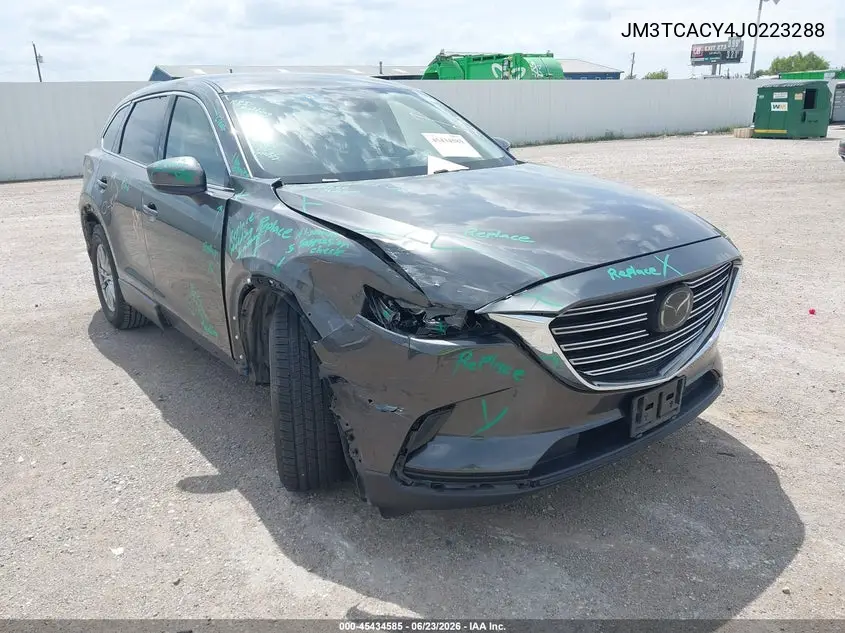 2018 Mazda Cx-9 Touring VIN: JM3TCACY4J0223288 Lot: 45434585