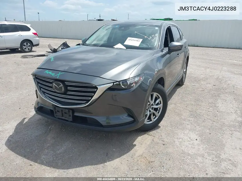 2018 Mazda Cx-9 Touring VIN: JM3TCACY4J0223288 Lot: 45434585