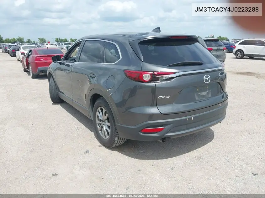 2018 Mazda Cx-9 Touring VIN: JM3TCACY4J0223288 Lot: 45434585