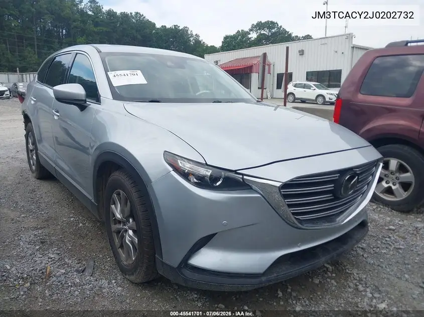 2018 Mazda Cx-9 Touring VIN: JM3TCACY2J0202732 Lot: 45541701