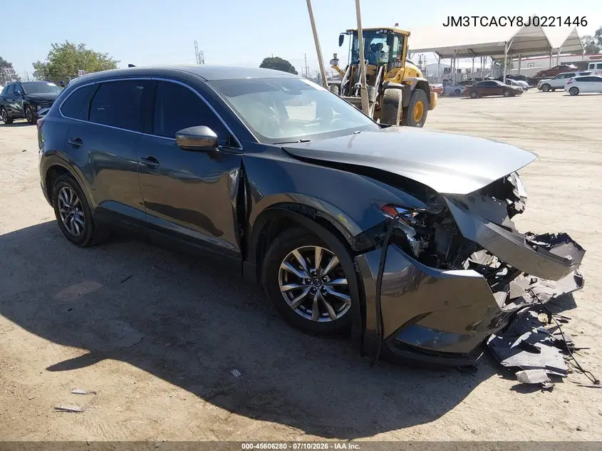 2018 Mazda Cx-9 Touring VIN: JM3TCACY8J0221446 Lot: 45606280