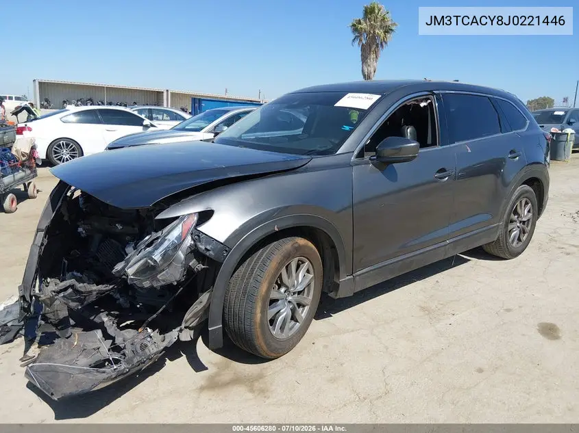 2018 Mazda Cx-9 Touring VIN: JM3TCACY8J0221446 Lot: 45606280