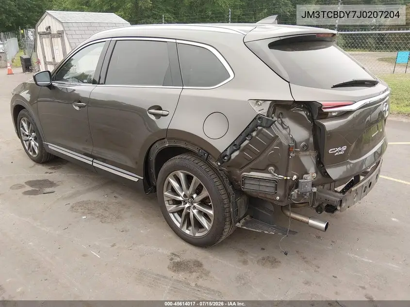 2018 Mazda Cx-9 Grand Touring VIN: JM3TCBDY7J0207204 Lot: 45614017