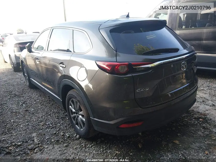 2018 Mazda Cx-9 Touring VIN: JM3TCACY2J0210796 Lot: 45657286
