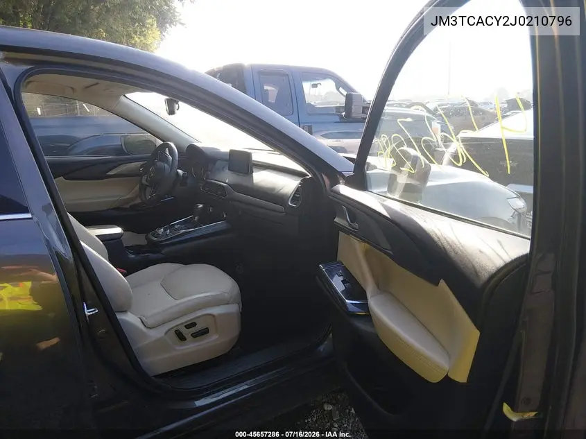 2018 Mazda Cx-9 Touring VIN: JM3TCACY2J0210796 Lot: 45657286