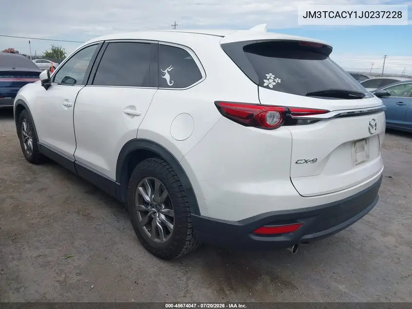 2018 Mazda Cx-9 Touring VIN: JM3TCACY1J0237228 Lot: 45674047