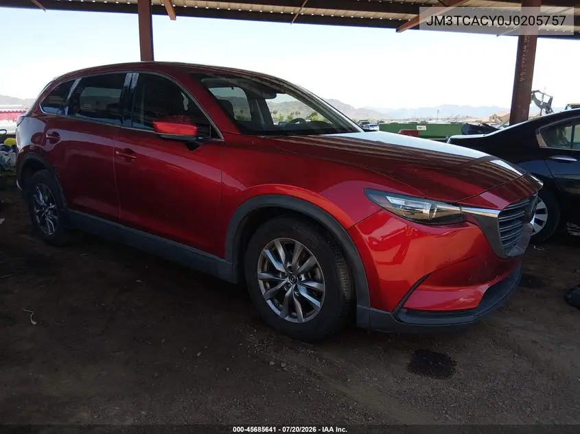 2018 Mazda Cx-9 Touring VIN: JM3TCACY0J0205757 Lot: 45685641