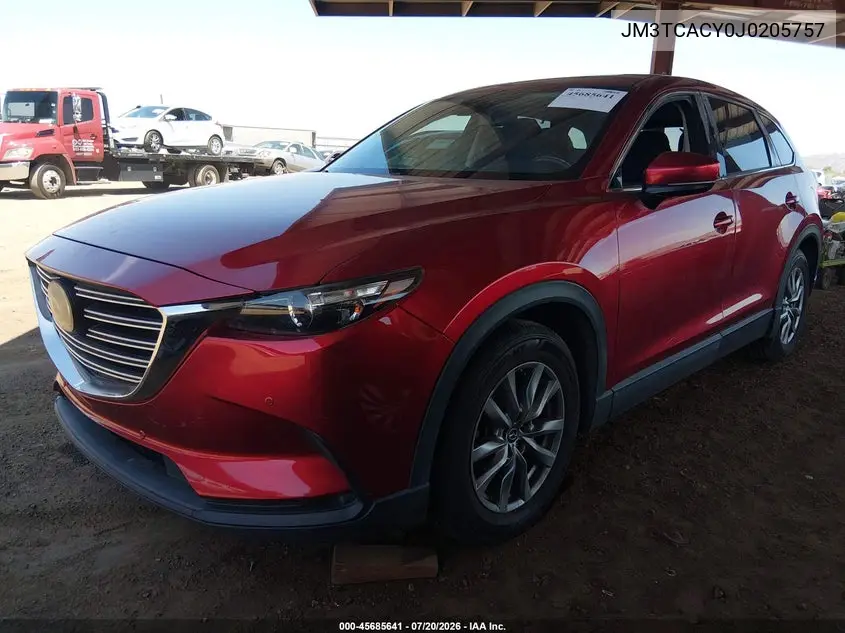 2018 Mazda Cx-9 Touring VIN: JM3TCACY0J0205757 Lot: 45685641