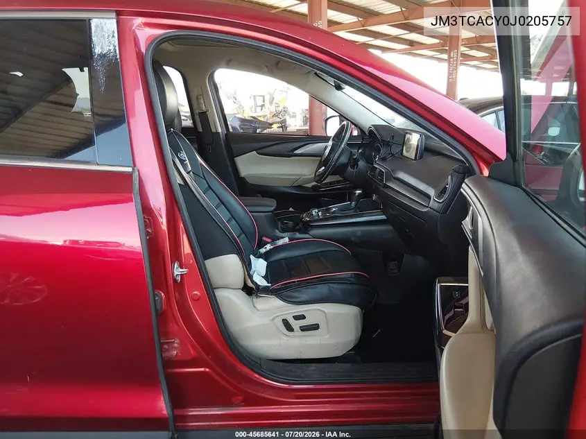 2018 Mazda Cx-9 Touring VIN: JM3TCACY0J0205757 Lot: 45685641