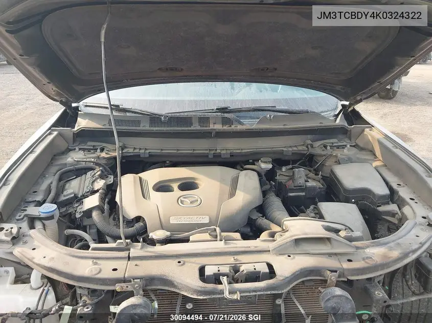 2019 Mazda Cx-9 Grand Touring VIN: JM3TCBDY4K0324322 Lot: 30094494