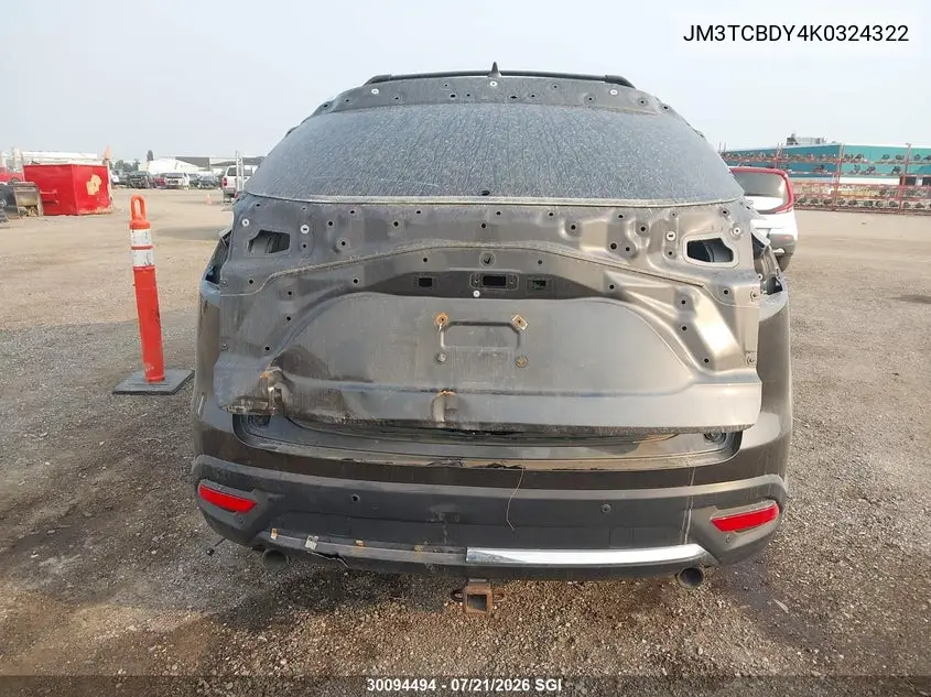 2019 Mazda Cx-9 Grand Touring VIN: JM3TCBDY4K0324322 Lot: 30094494