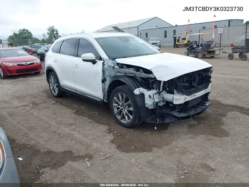 2019 Mazda Cx-9 Grand Touring VIN: JM3TCBDY3K0323730 Lot: 45293242