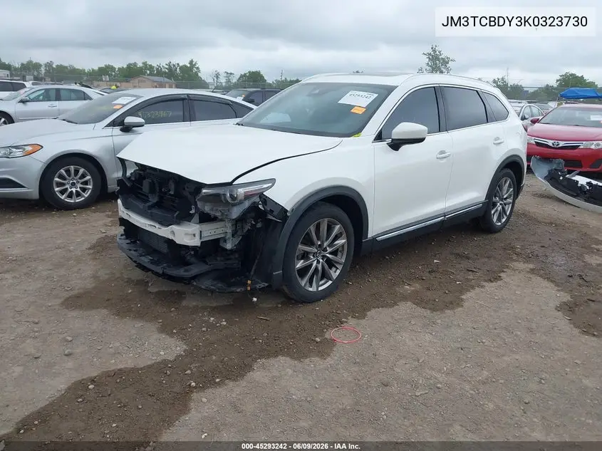 2019 Mazda Cx-9 Grand Touring VIN: JM3TCBDY3K0323730 Lot: 45293242