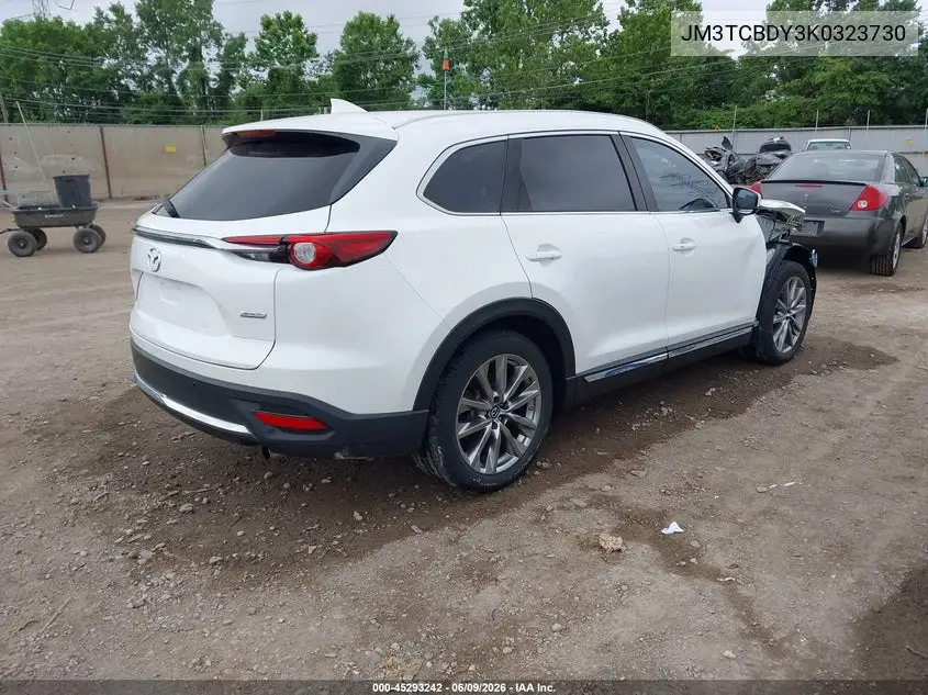 2019 Mazda Cx-9 Grand Touring VIN: JM3TCBDY3K0323730 Lot: 45293242