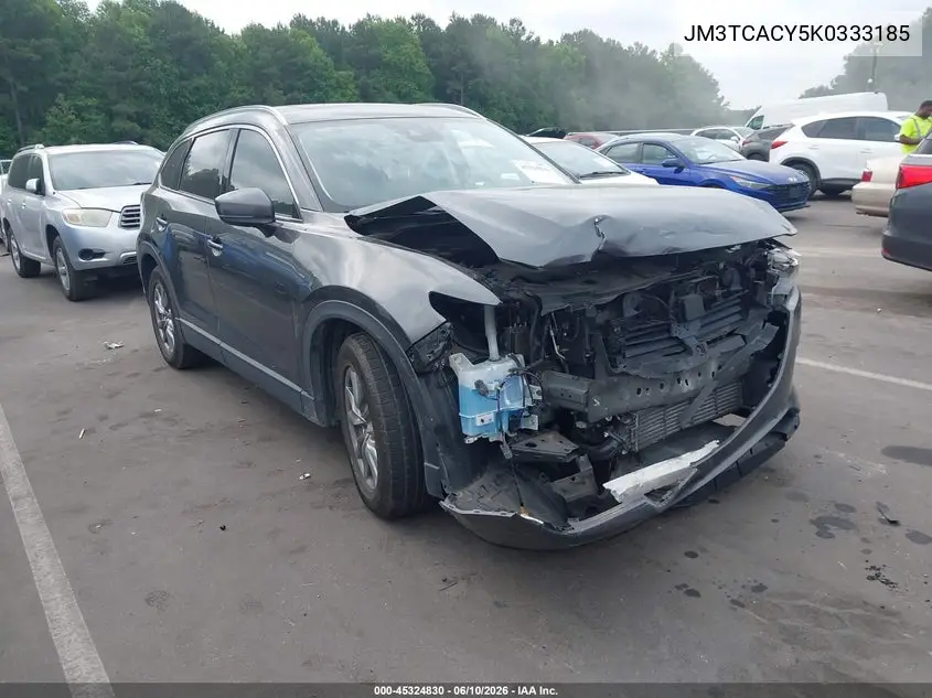 2019 Mazda Cx-9 Touring VIN: JM3TCACY5K0333185 Lot: 45324830