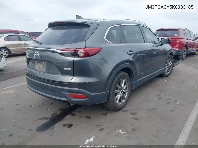 2019 Mazda Cx-9 Touring VIN: JM3TCACY5K0333185 Lot: 45324830